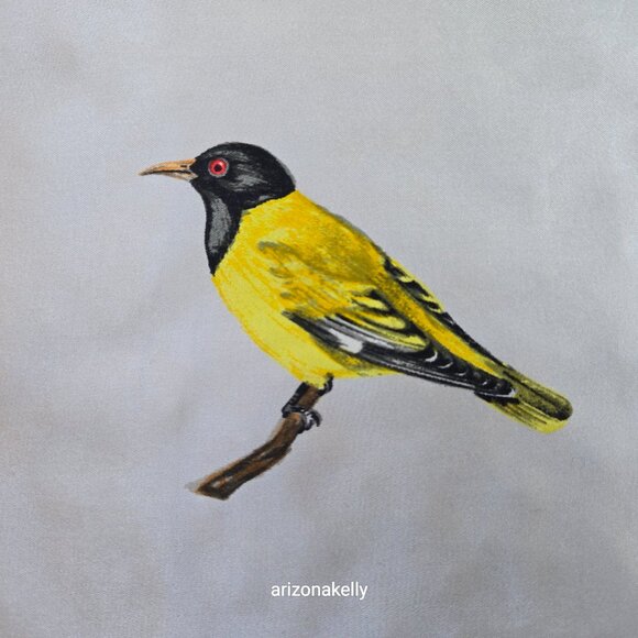 Vintage Silk Scarf Roland Ward Painted Birds Collectible - Picture 4 of 15